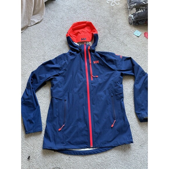 Helly Hansen Women's Odin 9 Worlds  3.0 Shell Jacket Blue  Size Large - Picture 1 of 8
